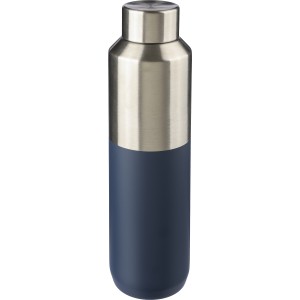 Recycled stainless steel drinking bottle (600 ml) Esen, blue (Thermos)
