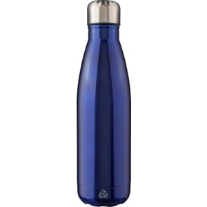 Recycled stainless steel single-walled flask 650 ml Cliff, b (Water bottles)