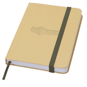 Reed A6 recycled hard cover notebook with plain pages, Fores (Notebooks)