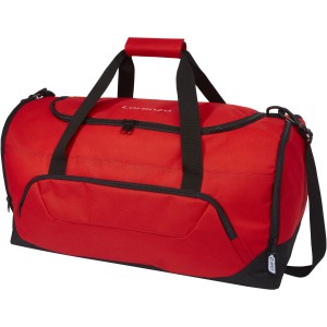 Retrend RPET duffel bag, Red (Travel bags)