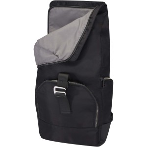 Rhine 15? GRS recycled rolltop backpack 18L, Solid black (Backpacks)