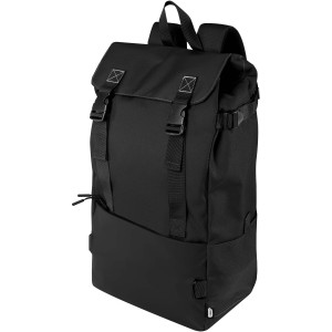 Roam GRS recycled modular backpack, Solid black (Backpacks)