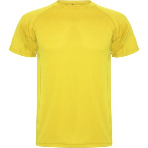 Montecarlo short sleeve kids sports t-shirt, Yellow
