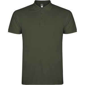 Star short sleeve men's polo, Venture Green
