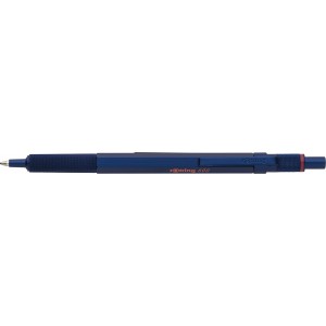 Rotring 600 ballpoint pen, blue (Metallic pen)