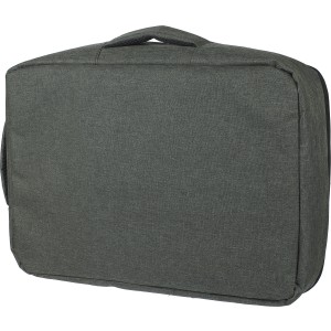 rPET (300D) polyester laptop backpack Eulalia, green (Laptop & Conference bags)