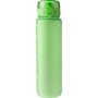 RPET drinking bottle (1000 ml) Brinley, light green