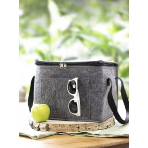 RPET felt cooler bag Mason, grey (Cooler bags)