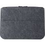 RPET felt laptop pouch Emilia, grey