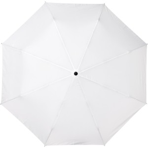 RPET folding umbrella , White (Foldable umbrellas)