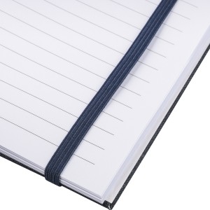 rPET notebook (A5) Ilias, blue (Notebooks)
