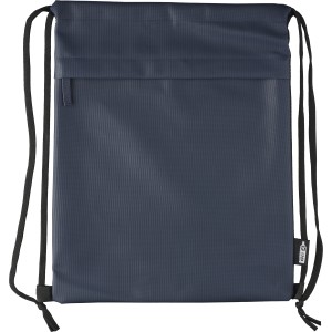 rPET polyester (600D) drawstring backpack Auri, blue (Backpacks)