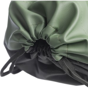 rPET polyester (600D) drawstring backpack Auri, green (Backpacks)