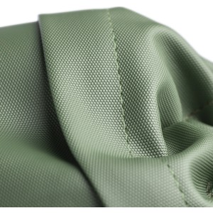 rPET polyester (600D) drawstring backpack Auri, green (Backpacks)