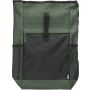rPET polyester (600D) roll-top backpack Yani, green