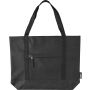 rPET polyester (600D) tote bag Lumi, black