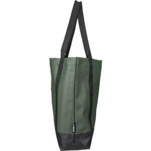 rPET polyester (600D) tote bag Lumi, green (Shopping bags)