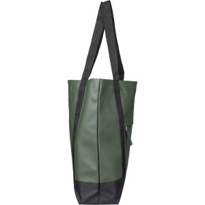 rPET polyester (600D) tote bag Lumi, green (Shopping bags)