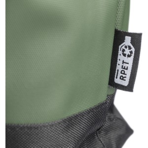 rPET polyester (600D) tote bag Lumi, green (Shopping bags)