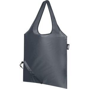 Sabia RPET foldable tote bag, Charcoal (Shopping bags)