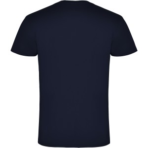 Samoyedo short sleeve men's v-neck t-shirt, Navy Blue (T-shirt, 90-100% cotton)