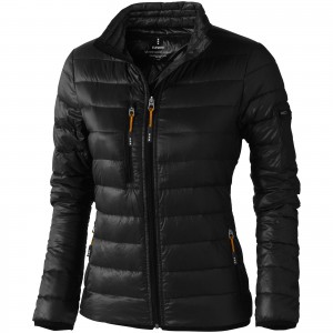 Scotia light down ladies jacket, solid black (Jackets)