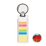 Seed paper bookmark w/memo pad, White (MO6512-06)