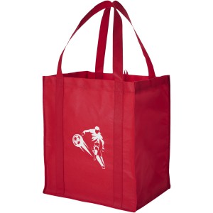 Liberty non-woven tote bag, Red (Shopping bags)