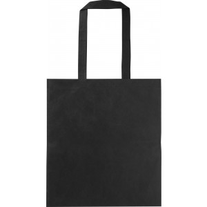 RPET nonwoven (70 gr/m2) shopping bag Ryder, black (Shopping bags)
