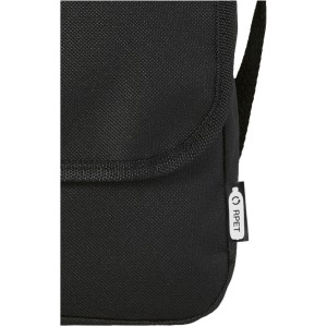 Omaha RPET shoulder bag, Solid black (Shoulder bags)