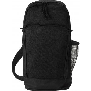 Polyester (600D) cross shoulder bag Brandon, black (Shoulder bags)