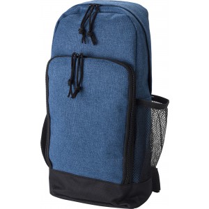 Polyester (600D) cross shoulder bag Brandon, cobalt blue (Shoulder bags)