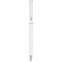 Slim aluminium ballpoint pen, White