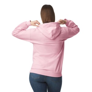 SOFTSTYLE MIDWEIGHT FLEECE ADULT HOODIE, Light Pink (Pullovers)