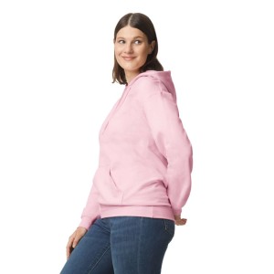 SOFTSTYLE MIDWEIGHT FLEECE ADULT HOODIE, Light Pink (Pullovers)