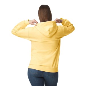 SOFTSTYLE MIDWEIGHT FLEECE ADULT HOODIE, Yellow Haze (Pullovers)