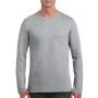 SOFTSTYLE(r) ADULT LONG SLEEVE T-SHIRT, RS Sport Grey