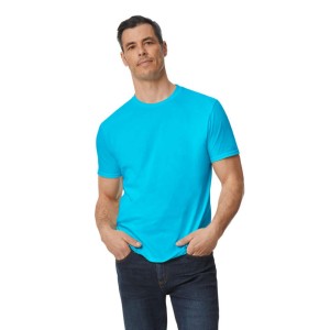 SOFTSTYLE (r) ADULT T-SHIRT, Caribbean Blue (T-shirt, 90-100% cotton)