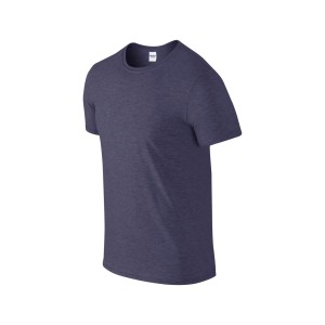 SOFTSTYLE(r) ADULT T-SHIRT, Heather Navy (T-shirt, mixed fiber, synthetic)