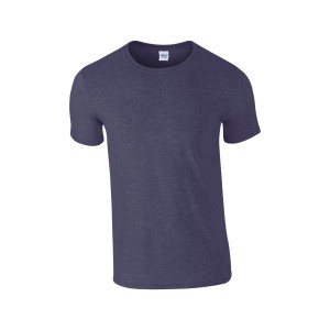 SOFTSTYLE(r) ADULT T-SHIRT, Heather Navy (T-shirt, mixed fiber, synthetic)