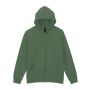 SOFTSTYLE(r) MIDWEIGHT FLEECE ADULT FULL ZIP HOODED SWEATSHIRT, Military Green