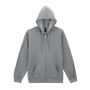 SOFTSTYLE(r) MIDWEIGHT FLEECE ADULT FULL ZIP HOODED SWEATSHIRT, RS Sport Grey