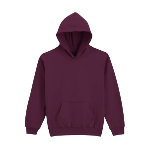 SOFTSTYLE(r) MIDWEIGHT FLEECE YOUTH HOODIE, Maroon (Pullovers)