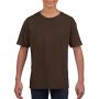 SOFTSTYLE(r) YOUTH T-SHIRT, Dark Chocolate