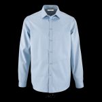 SOL'S BRODY MEN - HERRINGBONE SHIRT, Sky Blue (SO02102SB)