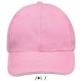 SOL'S BUFFALO - SIX PANEL CAP, Pink/White