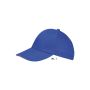 SOL'S BUFFALO - SIX PANEL CAP, Royal Blue/Neon Coral