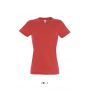 SOL'S IMPERIAL WOMEN - ROUND COLLAR T-SHIRT, Hibiscus