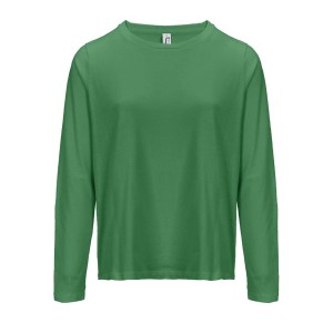SOL'S MONARCH WOMEN - LONG SLEEVE T-SHIRT WITH ROUND NECK, Kelly Green