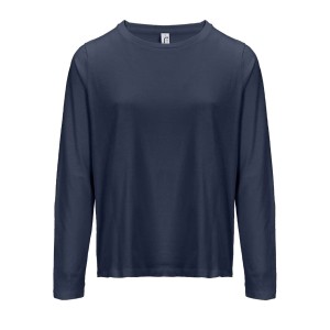 SOL'S MONARCH WOMEN - LONG SLEEVE T-SHIRT WITH ROUND NECK, Navy
